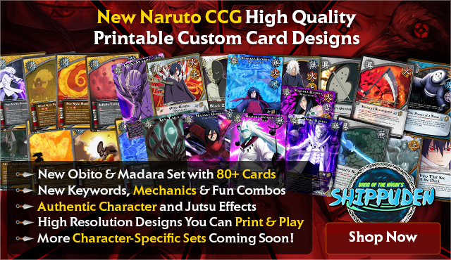 Naruto CCG Custom Card Designs